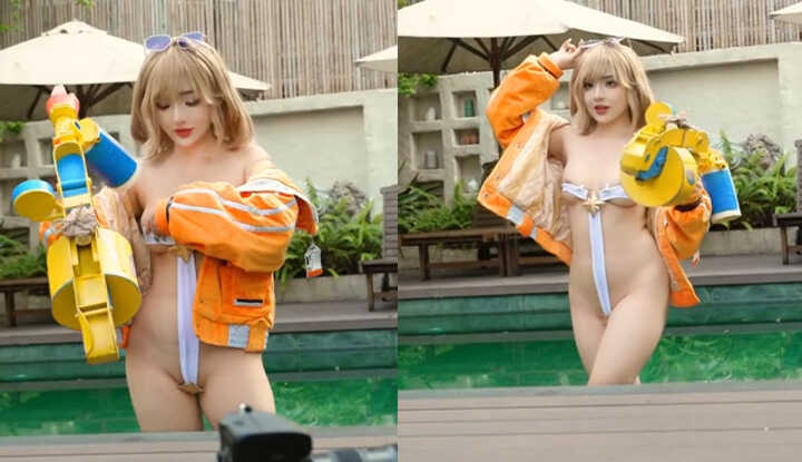 yuumeilyn cosplay 性感巨乳女孩阿妮斯