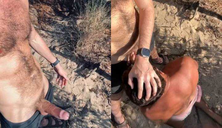 O站大神 maxime andolini～只是想野晒就被路边小哥顺便排毒了