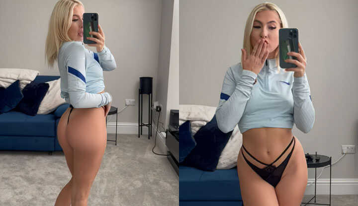 Astrid Wett穿上游泳比赛的衣服，这对美臀肯定可以迷惑对手