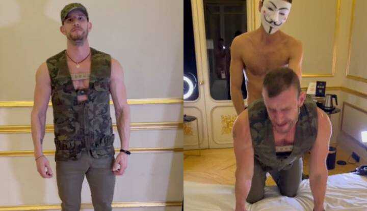 O站大神 maxime andolini～无论军阶高低，终将成为大屌男们的肉便器