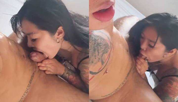 Thuy Ta终于吃到心念已久的肌肉大屌