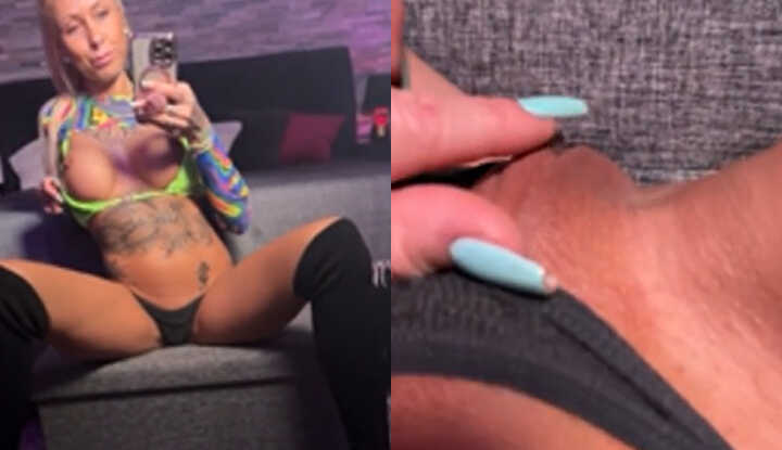 anniangel911 -掏出美乳自拍特写无毛穴