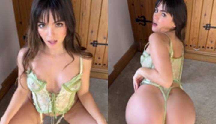 Leah ray-穿着性感情趣衣露出美臀诱惑 Onlyfans video leaked
