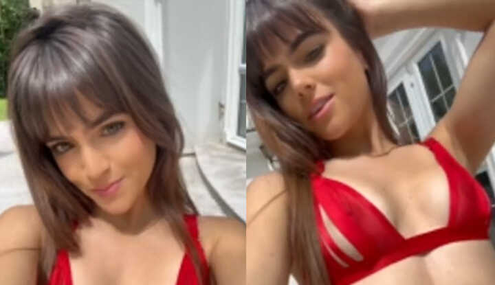 Leah Ray知道红色是你最喜欢的颜色