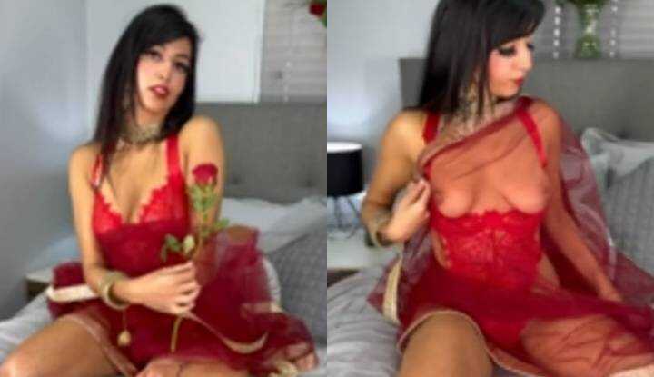 Aaliyah Yasin-性感薄纱下拥有迷人的乳房