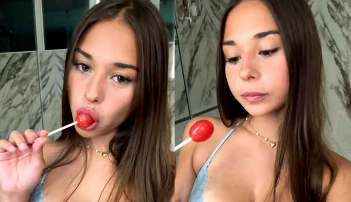 Sophie Rain想要吃你的棒棒糖 OnlyFans video leaked