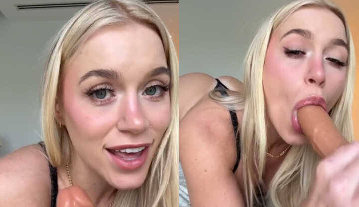 让Elle Brooke给你人生中最棒的口交