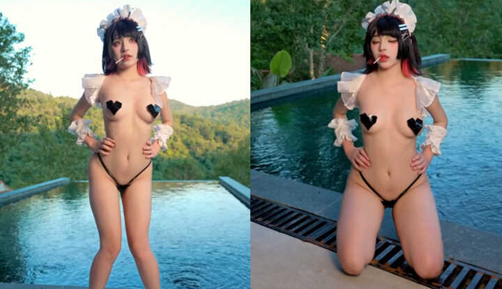 Yuumeilyn-性感女仆艾莲‧乔，幕后花絮 part.1