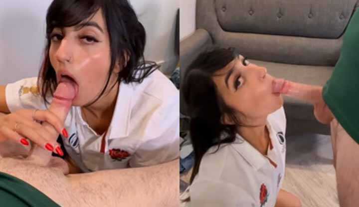 Aaliyah Yasin-对男人的大鸡巴爱不释手，见面就是跪下等著吃屌