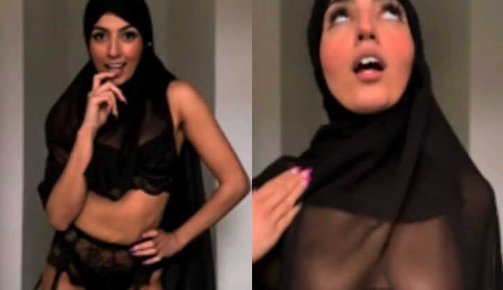 Aaliyah Yasin-我喜欢用我的头巾逗逗你，这种透明的材质在我的皮肤上好看吗