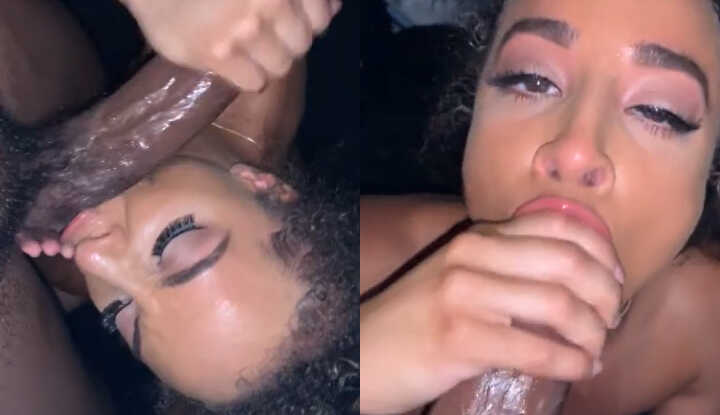 Teanna Trump -大力吸吮大黑肉棒好享受