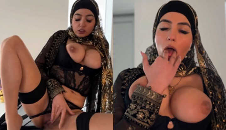 Aaliyah Yasin-美好的早晨在餐桌上享用自己美穴产的蜂蜜