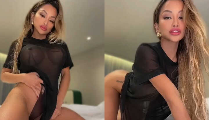 CJ Miles -金发女郎在床上趴好等你