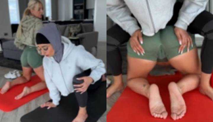 Aaliyah Yasin-帮好姊妹放松，这姿势是不是很适合插入？