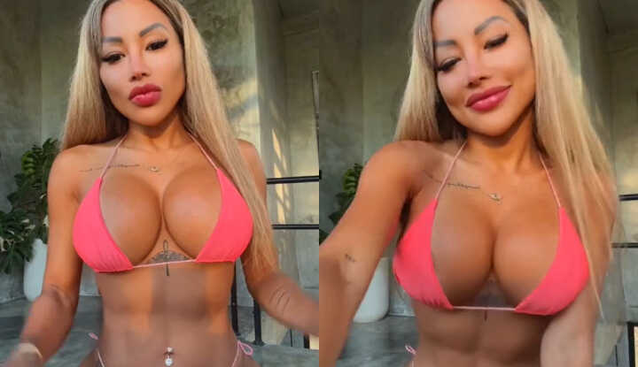 CJ Miles-这套粉色泳衣好看吗