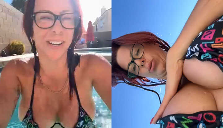 Alexis Fawx-巨乳阿姨和你一起晒日光浴 Onlyfans video leaked