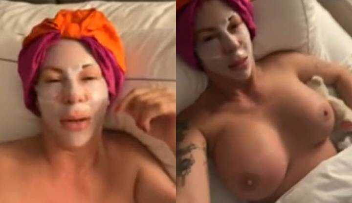 Alexis Fawx-每天晚上都要帮脸和胸部做保养