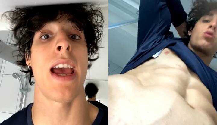 Youssef khelil-展现性感腹肌特写自拍 Onlyfans video leaked