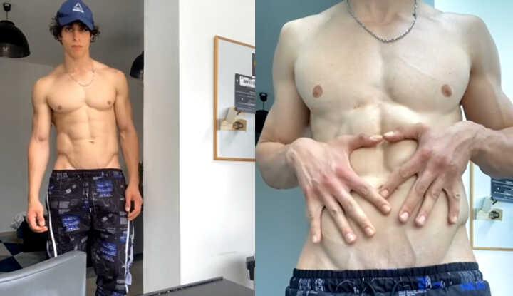 Youssef khelil-来摸摸看我性感的腹肌吗？ Onlyfans video leaked