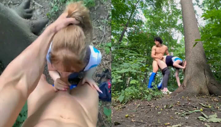 Youssef khelil-森林里的激情邂逅，性感美尻后入抽插 Onlyfans video leaked