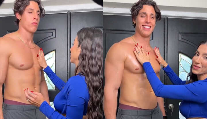 Lena The Plug, Youssef khelil-来帮大肌肉男神擦乳液 Onlyfans video leaked