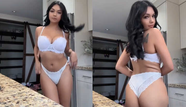 Emily Kbabe-来厨房跟我一起做饭 Onlyfans video leaked