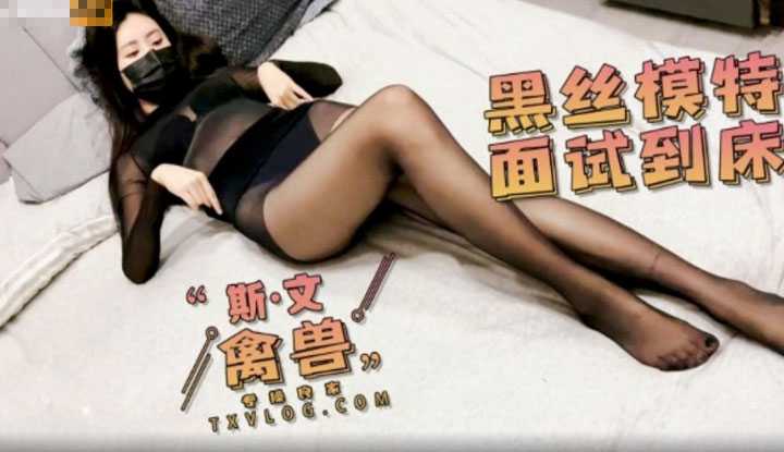 斯文禽兽 黑丝模特面试到床上～