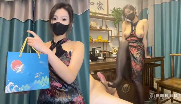 茶艺师の销售淫技 黑丝旗袍极品尤物 翘臀献穴品鲜茶 狂肏后入输出梅开二度内射