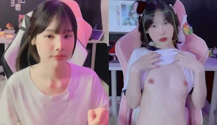 [泰国] 电竞女主播的情色秘密，白皙美乳自拍外流