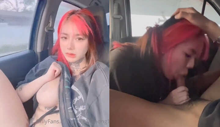 [泰国]  O站大神Irenkampong1，忍不到回家了直接在车上开吃！