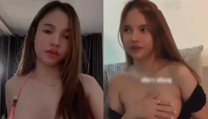 [泰国]  性感巨乳骚妹的淫荡直播，吃吃鸡巴好开心