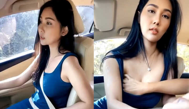 O站大神pimpattama，跟男友到树林里车震，你要加入吗？