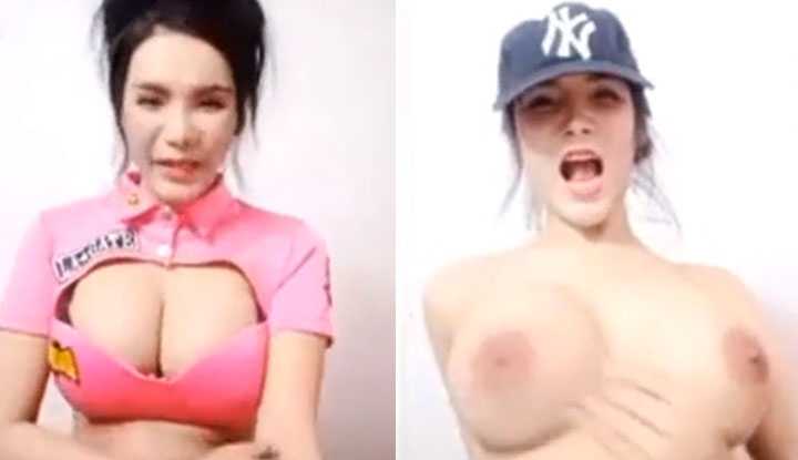 [泰国] 巨乳姐姐的火辣直播，脱衣甩奶抠淫穴