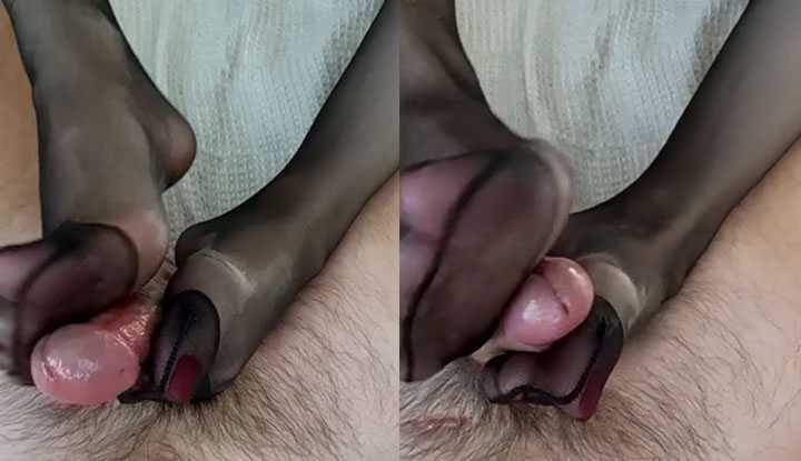[欧美]  O站大神 kellytheaimee～特写黑丝美足踩屌