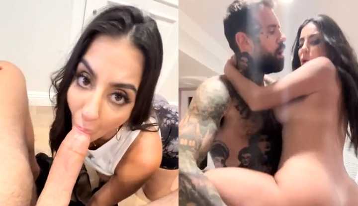 [欧美]  O站大神 Lena The Plug～一回家就忍不住跟男友要，太想念男友屌就喝了两次豆浆！