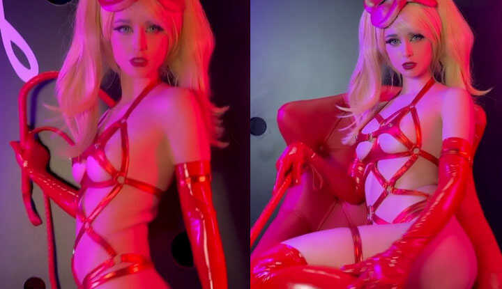 [欧美]  O站大神 lana wolf化身红之女皇，性感调教女帝开班授课