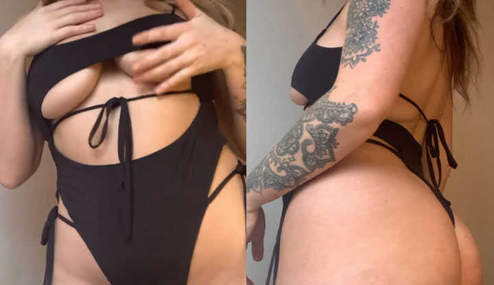 [欧美]  O站大神 Arabella Mia～新买的泳衣露出完美南半球