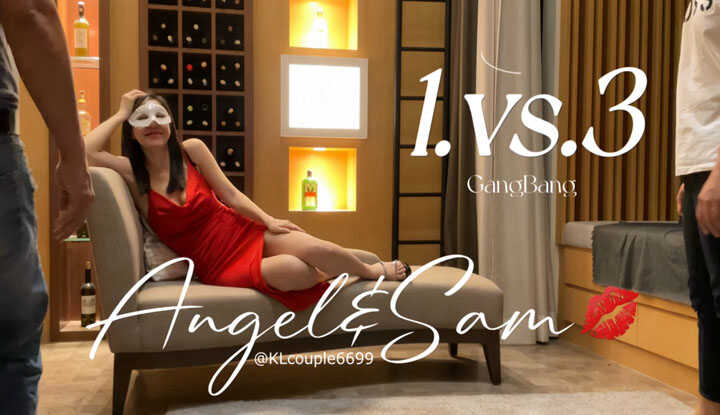 [新加坡]  O站爱玩夫妻KLCouple6699～面具女王的淫荡1vs3