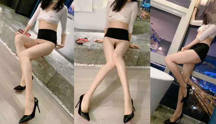 外围女神猎杀者‘91斯禽兽’，穿着黑丝高跟太性感了！
