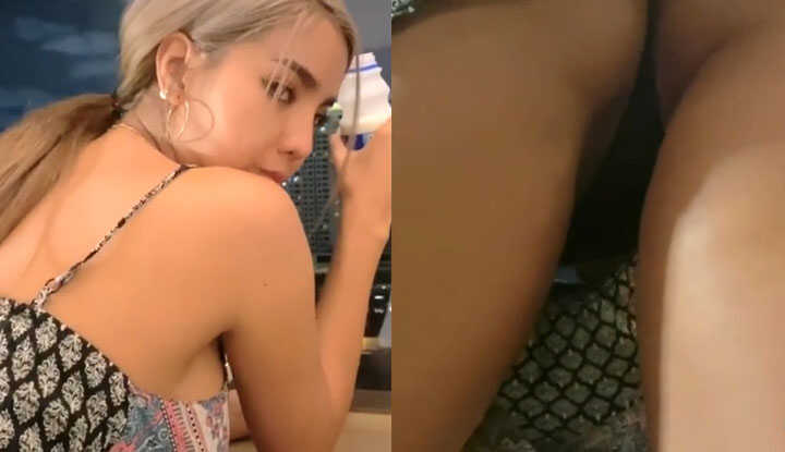 [泰国]  O站大神Noey_Yanisa长的美，又让人随意观看裙底风光