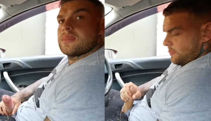 [欧美]  O站大神 Andy Lee～性感熟男在汽车里偷偷解决性欲