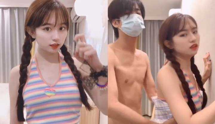 清纯少女不见星空，和男友爱爱自拍