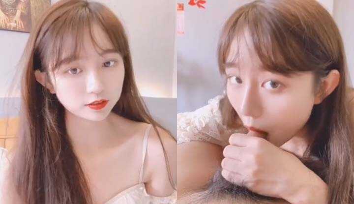 清纯少女不见星空，含情脉脉口交温柔服务
