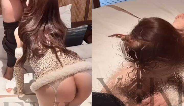 和直播女神现约口交，没想到她的小嘴如此惊人