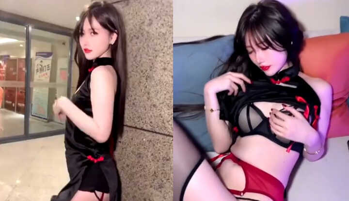 美桃酱在路边被搭讪，回到家才发现原来是个骚货