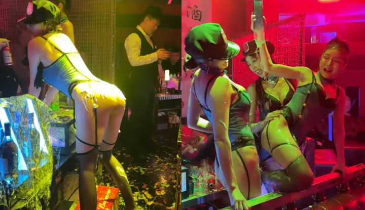 哪一家夜店这么好玩？这么多妹妹在舞台上摇