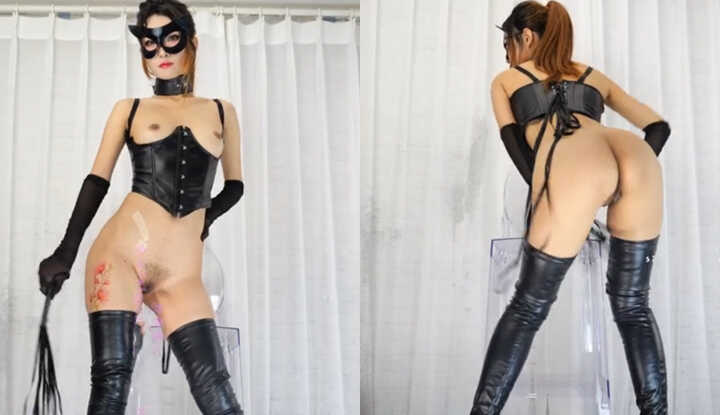 完美女神香薇，性感猫女要来准备惩罚坏人