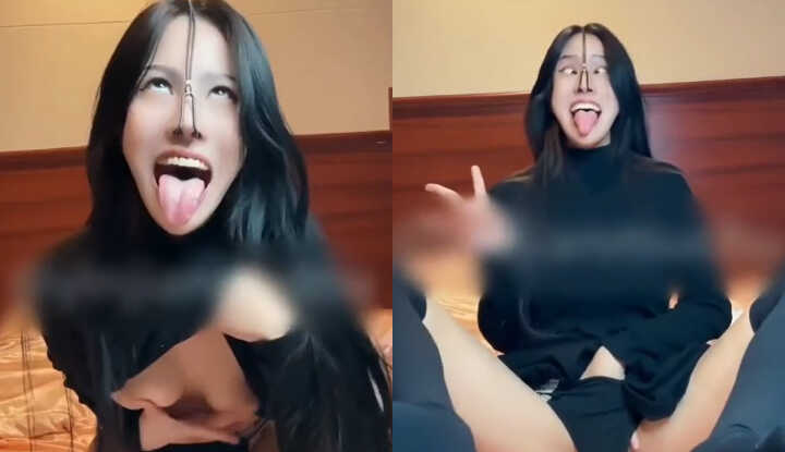 这只淫荡的小母狗想要你来调教