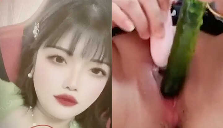 快手女网红，分手会哭很久，巨乳肥臀陪聊被粉丝爆操调教，私密视频曝光！2