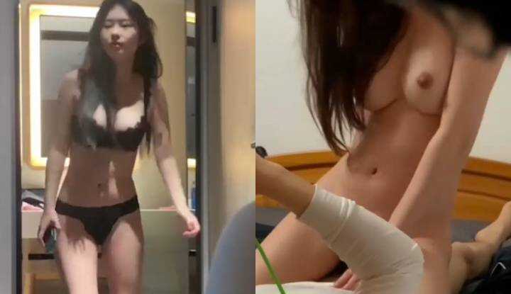 上海E杯赵琦酒后性爱，主动挑逗炮友跪地口交，被按在床上猛烈后入